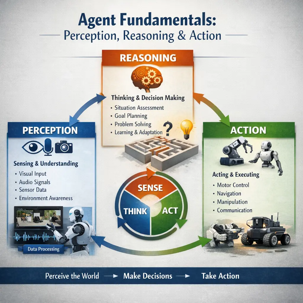 Quiz for: Agent Fundamentals: Perception, Reasoning & Action