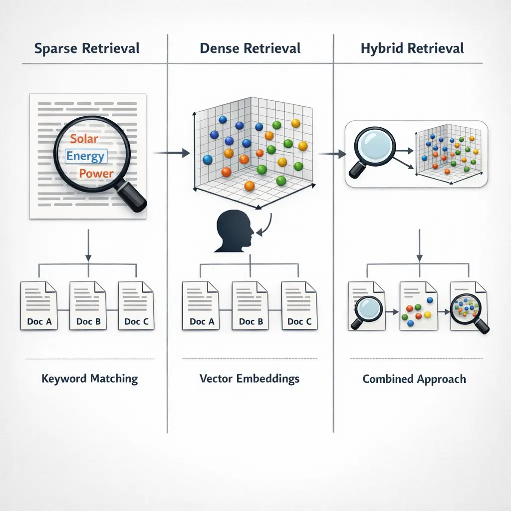 Quiz for: Sparse vs Dense vs Hybrid Retrieval